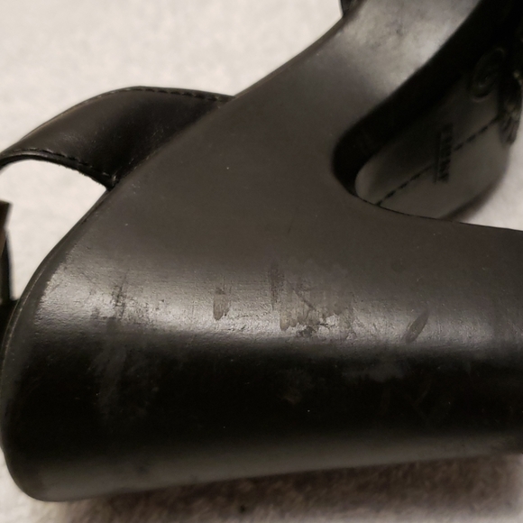 Fioni black thin ankle strap sandals, 5 - Picture 9 of 15